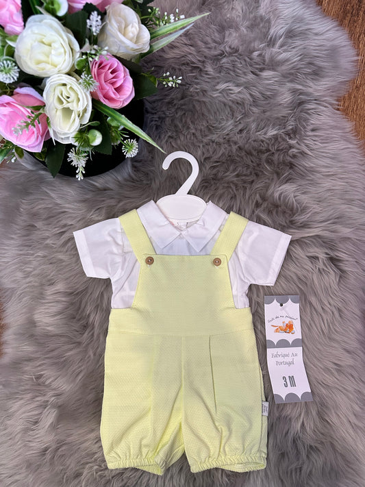 Boys lemon romper
