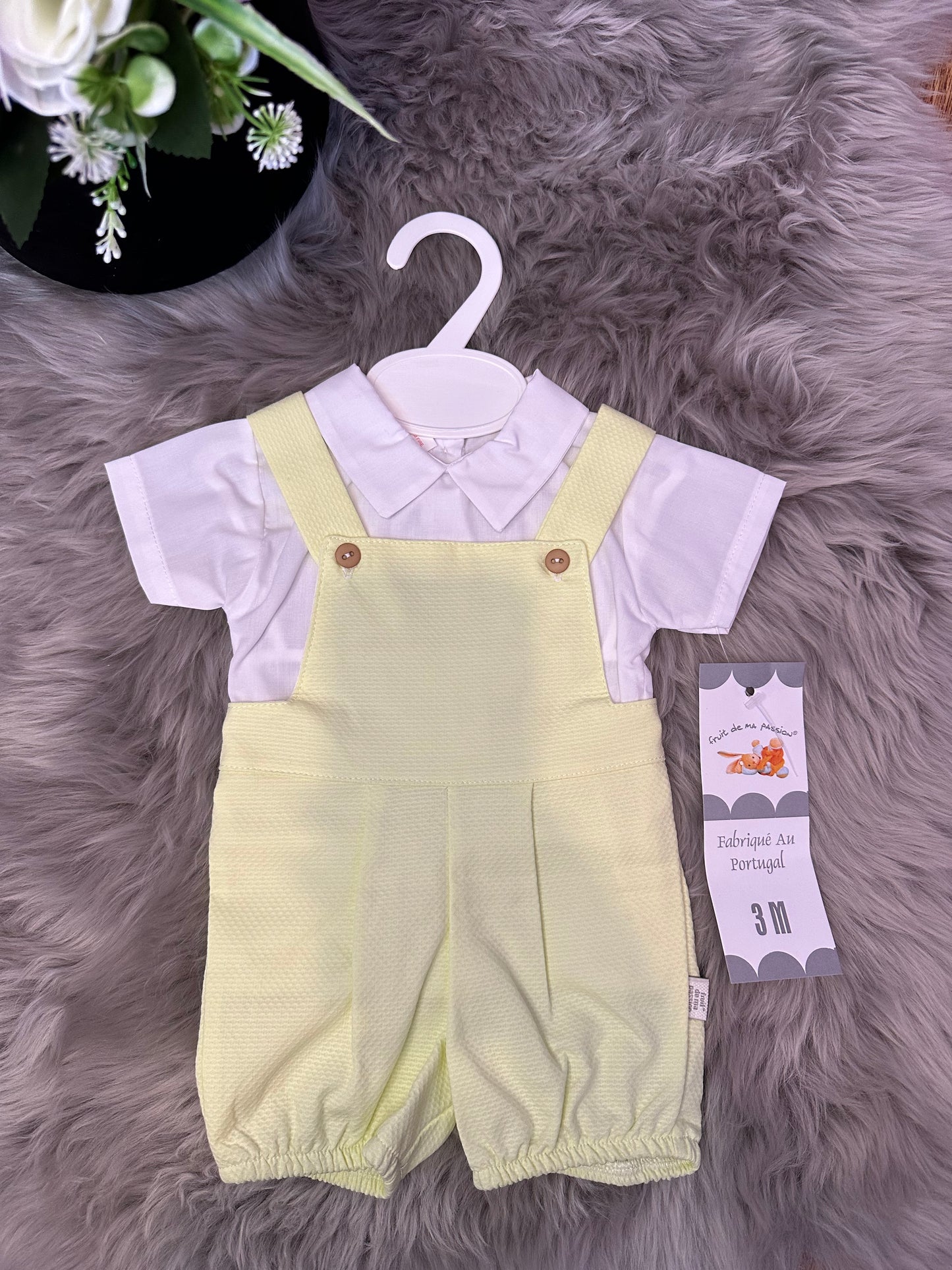 Boys lemon romper